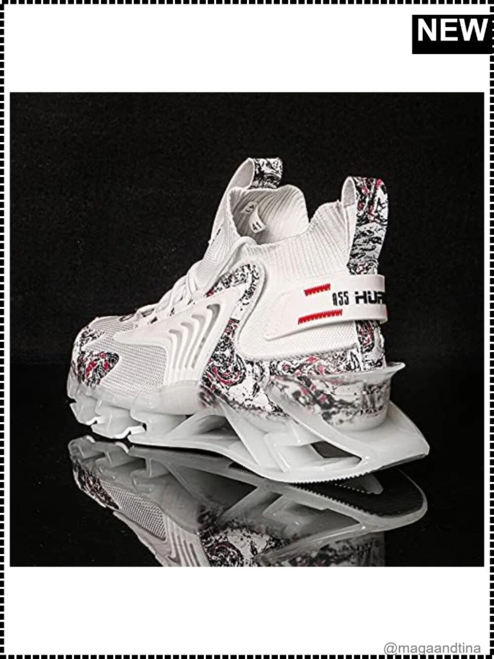 Men's Trail Running Sneakers Breathable Mesh Athletic Shoes